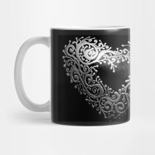 Silver Heart by Julie Ann Stricklin Mug